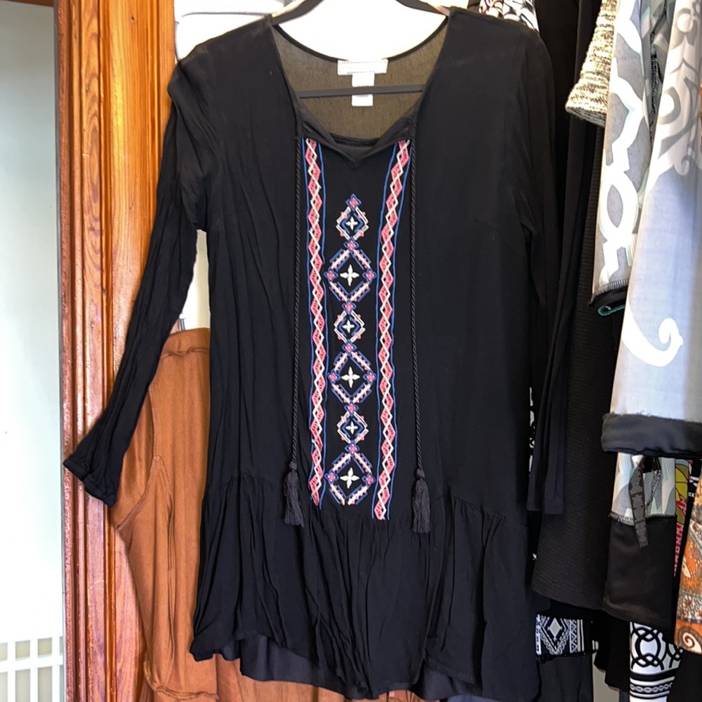 Flying Tomato Embroidered Design Dress